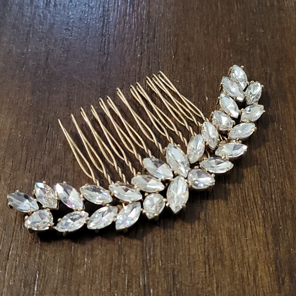 Jeweled Haircomb
